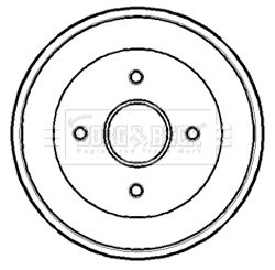 BORG & BECK Jarrurumpu BBR7168